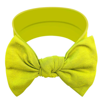Picture of BABYGIZ Baby Girl Headbands-Infant,Toddler Cotton Handmade Hairbands with Bows Child Hair Accessories (Pistachio Green)