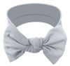 Picture of BABYGIZ Baby Girl Headbands-Infant,Toddler Cotton Handmade Hairbands with Bows Child Hair Accessories (Stone Gray)