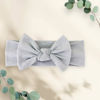 Picture of BABYGIZ Baby Girl Headbands-Infant,Toddler Cotton Handmade Hairbands with Bows Child Hair Accessories (Stone Gray)