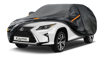 Picture of Kayme 7 Layers SUV Car Cover Custom Fit for Lexus RX 350 (2015-2024) Waterproof All Weather for Automobiles, Outdoor Full Cover Rain Sun UV Protection.
