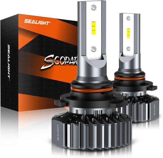 Picture of SEALIGHT 9006/HB4 Light Bulbs, Super Bright Single Beam, Plug and Play, Fanless Light, Non-Polarity, Fog Bulbs, Powersports Accessory Lights, Pack of 2