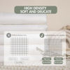 Picture of GLLQUEN BABY Receiving Blanket Boy Cotton Muslin Swaddle Blankets Girl Newborn Squares Breathable & Soft Thin Baby Blankets Cloths Double Absorbent Infant Swaddling Wrap - 6 Pack (White)