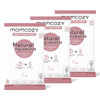 Picture of Momcozy Natural Breast Pump Wipes for Pump Parts Cleaning On-the-go, 30 Count (Pack of 3), Flash Clean & Resealable Pump Wipes