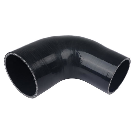 Picture of Ucreative 90 Degree Elbow 4-Ply High Performance Coupler Silicone Hose 3.0 inch to 4.0 inch (76mm to 102mm)