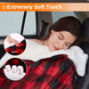 Picture of Westinghouse Heated Car Blanket, 12-Volt Electric Blanket for Car, Truck, SUV, RV, Portable Heated Throw for Camping, Red Buffalo Plaid, 59" x 43”