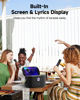 Picture of Ikarao Portable Karaoke Machine for Adults, Built-in Lyrics Display and Screen, 2 Self-Charging Wireless Microphones, Karaoke App, 140W Speaker, Connects to TV for Home Party Birthday Outdoor Camping