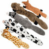 Picture of Nocciola Dog Squeaky Toys, 5 PCS Crinkle Plush Dog Toys, No Stuffing Dog Toys for Small Medium Large Dogs, Stuffless Puppy Toys for Boredom
