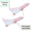 Picture of Summer Infant by Ingenuity Foldaway 2-Position Bather, 2-Position Adjustable Support Baby Bath seat for Sink or Bathtub, Ages 0-6 Months, up to 20 pounds, Pink