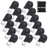 Picture of Cartman 1" x 12' Lashing Straps Cargo Tie-Down Strap Up to 600lbs, 16pk in Carry Bag, Black