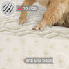 Picture of Tcksstex Waterproof and Anti-Slip Dog Bed Cover and Pet Blanket Sofa Pet Bed Mat ，car Incontinence Mattress Protectors Furniture Couch Cover for Most Cats Dogs, Pets（82x102-Ivory）