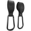 Picture of Baby Uma Stroller Hooks for Bags (2 Pack) - Leather-Style Stroller Clips and Hooks, Non-Slip Stroller Accessories, Carry 11 lbs Per Stroller Hook, Universal Baby Essentials & Stroller Accessories
