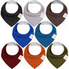 Picture of KeaBabies 8-Pack Organic Baby Bandana Drool Bibs for Boys Girls - Soft Cotton Drooling & Teething Bibs for Infants, Toddlers, Super Absorbent Cotton Bandana Bibs for Baby Boy & Girl,Unisex(Coastline)
