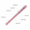 Picture of HOSEYIN Soprano Recorder Baroque style German style C Key 8 Holes Soprano Recorder for Beginners Kids students (Baroque, Pink)