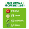 Picture of Happy Tot Organics Stage 4 Baby Food Pouches,Gluten Free, Vegan Snack, Love My Veggies, Fruit & Veggies Puree, Apples, Zucchini, Green Beans & Spinach 4.22 oz Pouch (Pack of 16)