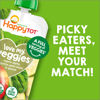 Picture of Happy Tot Organics Stage 4 Baby Food Pouches,Gluten Free, Vegan Snack, Love My Veggies, Fruit & Veggies Puree, Apples, Zucchini, Green Beans & Spinach 4.22 oz Pouch (Pack of 16)