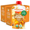 Picture of Happy Tot Organics Stage 4 Baby Food Pouches,Gluten Free, Vegan Snack, Love My Veggies, Fruit & Veggies Puree,Squash, Pumpkin & Bananas 4.22 oz Pouch (Pack of 16)