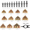 Picture of WETOLS 16" Rivet Nut Tool, Professional Rivet Nut Tool Kit with 11 Metric & Inch Mandrels M3 M4 M5 M6 M8 M10 M12, 10-24, 1/4-20, 5/16-18, 3/8-16, 110pcs Rivnuts and Blow Carry Case - WE-889