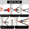 Picture of WETOLS 16" Rivet Nut Tool, Professional Rivet Nut Tool Kit with 11 Metric & Inch Mandrels M3 M4 M5 M6 M8 M10 M12, 10-24, 1/4-20, 5/16-18, 3/8-16, 110pcs Rivnuts and Blow Carry Case - WE-889