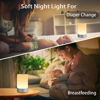 Picture of G Keni Nursery Baby Night Light for Kids, Portable LED Touch Night Lamp for Kids and Adult, Breastfeeding, Sleep Aid, USB Rechargeable Nursing Lamp, Bedside Dimmable Warm Night Light (2 Pack)