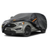 Picture of Kayme 7 Layers SUV Car Cover Custom Fit for Ford Edge (2015-2024) Waterproof All Weather for Automobiles, Outdoor Full Cover Rain Sun UV Protection.Black