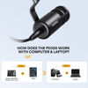Picture of MAONO XLR Podcast Microphone, Cardioid Studio Dynamic Mic for Vocal Recording, Streaming, Voice-Over, Voice Isolation Technology, Metal Mic, Works for Audio Interface, Mixer, Sound Card-PD100