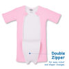 Picture of Baby Merlin's Magic Sleepsuit - Microfleece Baby Transition Swaddle Sleep Suit for Infants 3-6 Months and 6-9 Months - Baby Sleepsuit with Double Zipper for Easy Diaper Changes - Pink