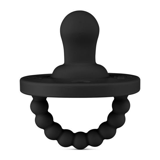 Picture of Ryan & Rose Cutie PAT Pacifier Teether (Flat, Black)
