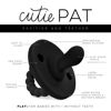 Picture of Ryan & Rose Cutie PAT Pacifier Teether (Flat, Black)