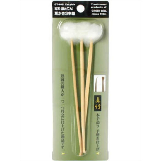 Picture of Japanese ear cleaning Pick 3 picks mimikaki from Japan Size : L 160 mm (6.3")