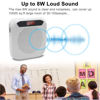 Picture of Portable Voice Amplifier for Teachers, 2200mAh Rechargeable Personal Amplifier Mic PA System Headset Microphone with Speaker for Teachers, Training, Meeting, Tour Guide, Yoga, Classroom (Black)