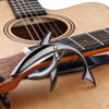 Picture of Shark Guitar Capo Pretty Cool Capo for Electric Acoustic Classical Guitar Ukulele Zinc Alloy Spring Capo (black)