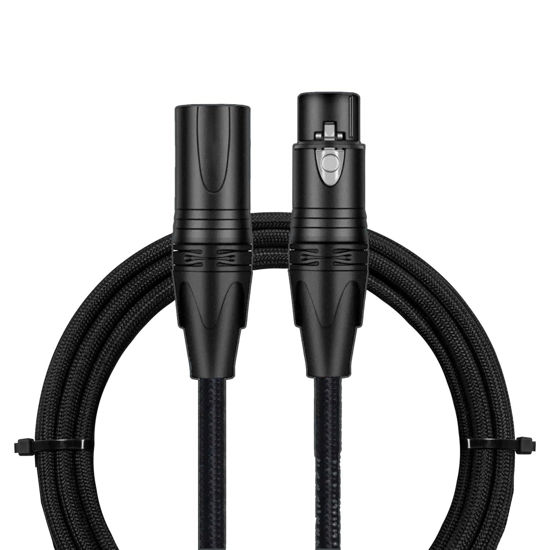 Picture of XLR Cable, Male to Female Audio Cables 25ft 1 Packs, Noise-Canceling, Premium Balanced Microphone Patch Cords 3-pin XLR Mic Cables Oxygen-Free Copper (OFC) Mic Cord for Speaker, Mixer, Studio