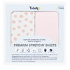 Picture of TotAha Premium Soft Pack n Play Sheets, Super Stretchy Jersey Knit Mini Crib Sheets Fitted, Silky Comfort Graco Pack and Play Mattress Sheets, 2 Pack