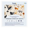 Picture of TotAha Premium Stretchy Crib Sheets (2-Pack)-Hypoallergenic, Silky Comfort, Buttery Soft, Calming Effect, All-Season Jersey-Knit Sheets, 9'' Extra Deep Pocket, Zoo Safari & Sea Animals