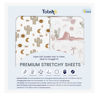 Picture of TotAha Cactus Crib Sheets (2-Pack) - Hypoallergenic, Silky Comfort, Buttery Soft, Calming Effect, All-Season Jersey-Knit Sheets, 9'' Extra Deep Pocket Baby Western Crib Sheet