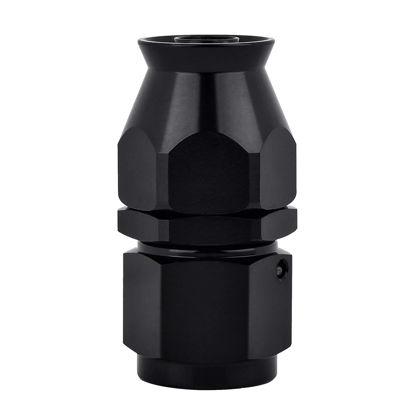 Picture of EVIL ENERGY 4AN PTFE Hose End Fitting Straight Black for PTFE Hose Only