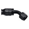Picture of EVIL ENERGY 4AN PTFE Hose End Fitting 45 Degree Black for PTFE Hose Only