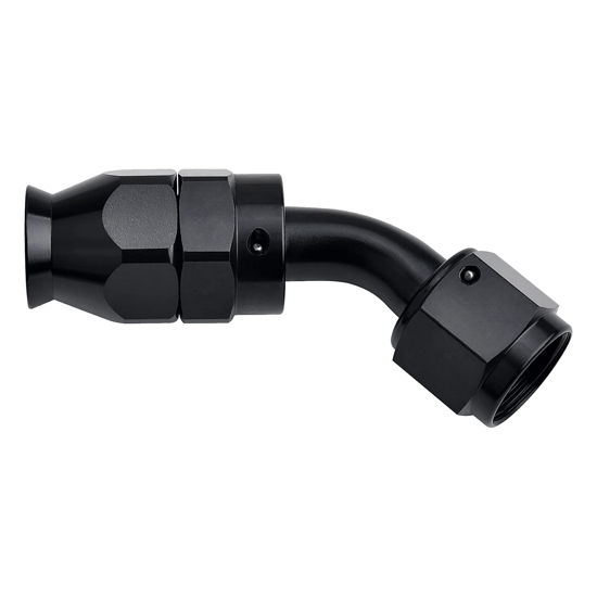 Picture of EVIL ENERGY 4AN PTFE Hose End Fitting 45 Degree Black for PTFE Hose Only