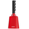 Picture of 8’’ Steel Cow Bell, LEKATO Noise Makers Cowbell with Handle, for Sport Events Cheering Hand Bell for Football Games,Party, Concert, Graduations, School, Farm Ranch(Red)