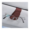 Picture of AICEL Sunglasses Holders for Car Sun Visor, Leather Eyeglasses Hanger Mounter, Magnetic Glasses Holder and Ticket Card Clip, Auto Interior Accessories Universal for SUV Pickup Truck