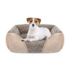 Picture of INVENHO Medium Dog Bed for Large Medium Small Dogs Rectangle Washable Dog Bed, Orthopedic Dog Bed, Soft Calming Sleeping Puppy Bed Durable Pet Cuddler with Anti-Slip Bottom M(25"x21"x8")