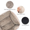 Picture of INVENHO Medium Dog Bed for Large Medium Small Dogs Rectangle Washable Dog Bed, Orthopedic Dog Bed, Soft Calming Sleeping Puppy Bed Durable Pet Cuddler with Anti-Slip Bottom M(25"x21"x8")