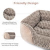 Picture of INVENHO Medium Dog Bed for Large Medium Small Dogs Rectangle Washable Dog Bed, Orthopedic Dog Bed, Soft Calming Sleeping Puppy Bed Durable Pet Cuddler with Anti-Slip Bottom M(25"x21"x8")