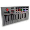 Picture of RockJam, Go 25 Key USB and Bluetooth MIDI Keyboard Controller with 8 Backlit Drum Pads, 8 Knobs, One-Size (RJMK25)