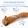 Picture of SHARLOVY Dog Squeaky Toys -Cow Crinkle Dog Toy, Bubble Plush Pet Toys Puppy Teething Toys No Stuffing Animals Dog Toy Doggies Toys Dog Chew Toy for Large Dogs