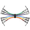 Picture of JOYO Guitar Patch Cables 7.8 Inch Professional Bass Guitar Effect Pedal Patch Cords 1/4 Inch (CM-11, 6 Pack)