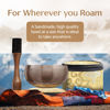 Picture of Tibetan Singing Bowl Set - Authentic Hand-Tuned Sound Bowl for Meditation - Complete Meditation Bowl Kit with Cushion, Mallet, Box & Guide - Perfect Tibetan Bell for Yoga, Relaxation, & Sound Healing
