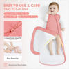 Picture of HAPIU Unisex Rayon Made from Bamboo Baby Sleep Sack TOG 1.0, 2-Way Zipper YKK, Wearable Blanket Baby, 6-18 Months,Strawberry Ice