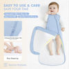 Picture of HAPIU Unisex Rayon Made from Bamboo Baby Sleep Sack TOG 1.0, 2-Way Zipper YKK, Wearable Blanket Toddler, 18-36 Months,Fog