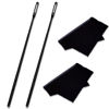 Picture of 2 Pcs Flute Cleaning Kit Flute Cleaning Rod with 2pcs Flute Cleaning Cloth Flute Cleaning Swabs Flute Polishing Cloth Flute Stick Flute Cleaner Flute Cleaning Tools for Flute Maintenance Tools